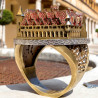 Bijou Bague en bronze des Hospices de Beaune, sculptures bronze  bronze