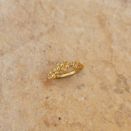 Bijou La Vigne-Bague Cépage-Or 18k, bagues or 18 k  or jaune