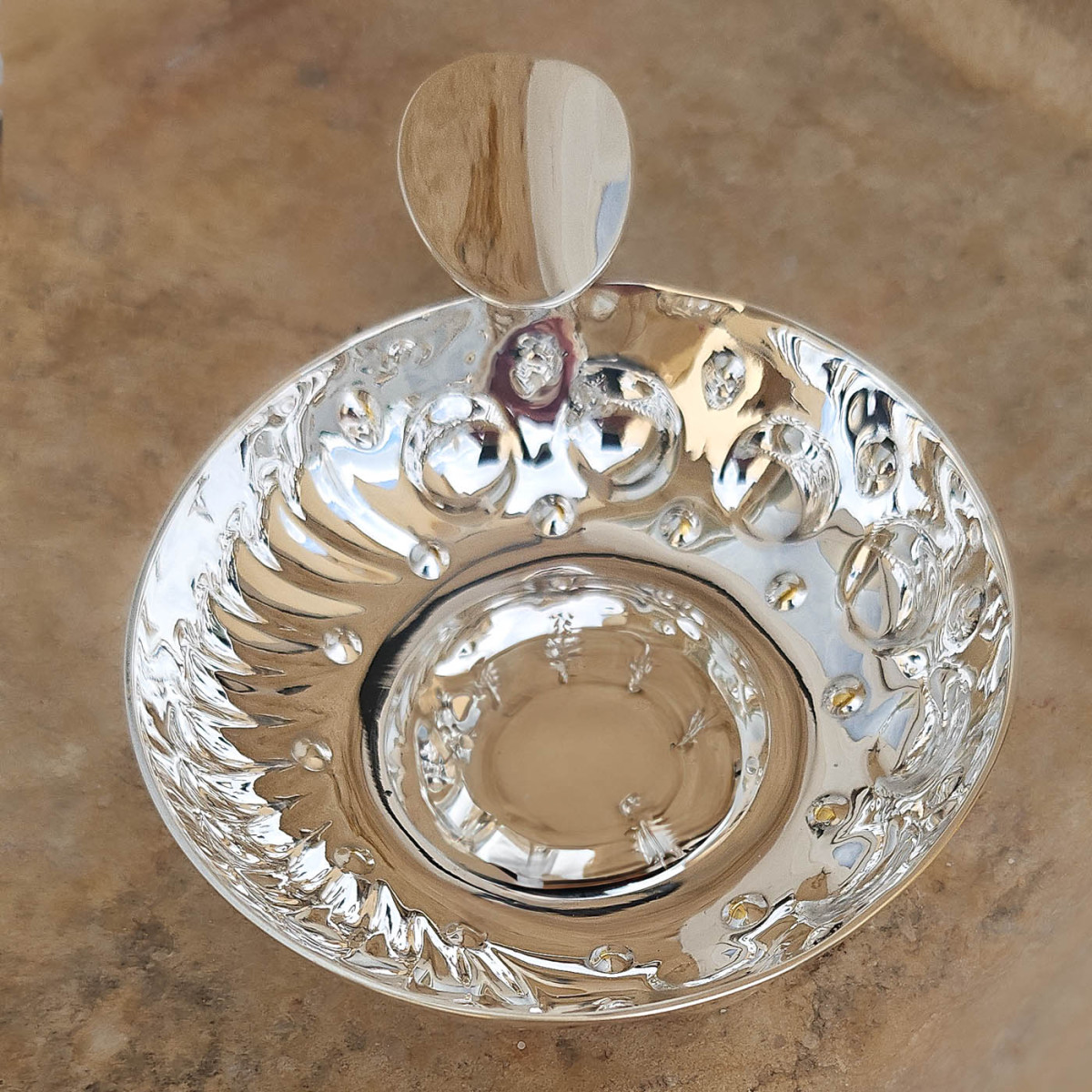 Bijou Tastevin-Métal argenté, tastevins métal argenté  